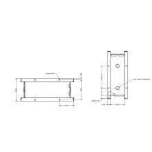 Cadre de suppression du contrôle du volume (VCD FRAME) Ligne de formage du rouleau - Bosj